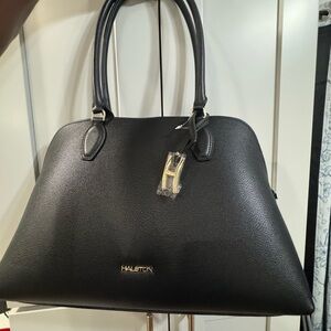 H by Halston Black Satchel